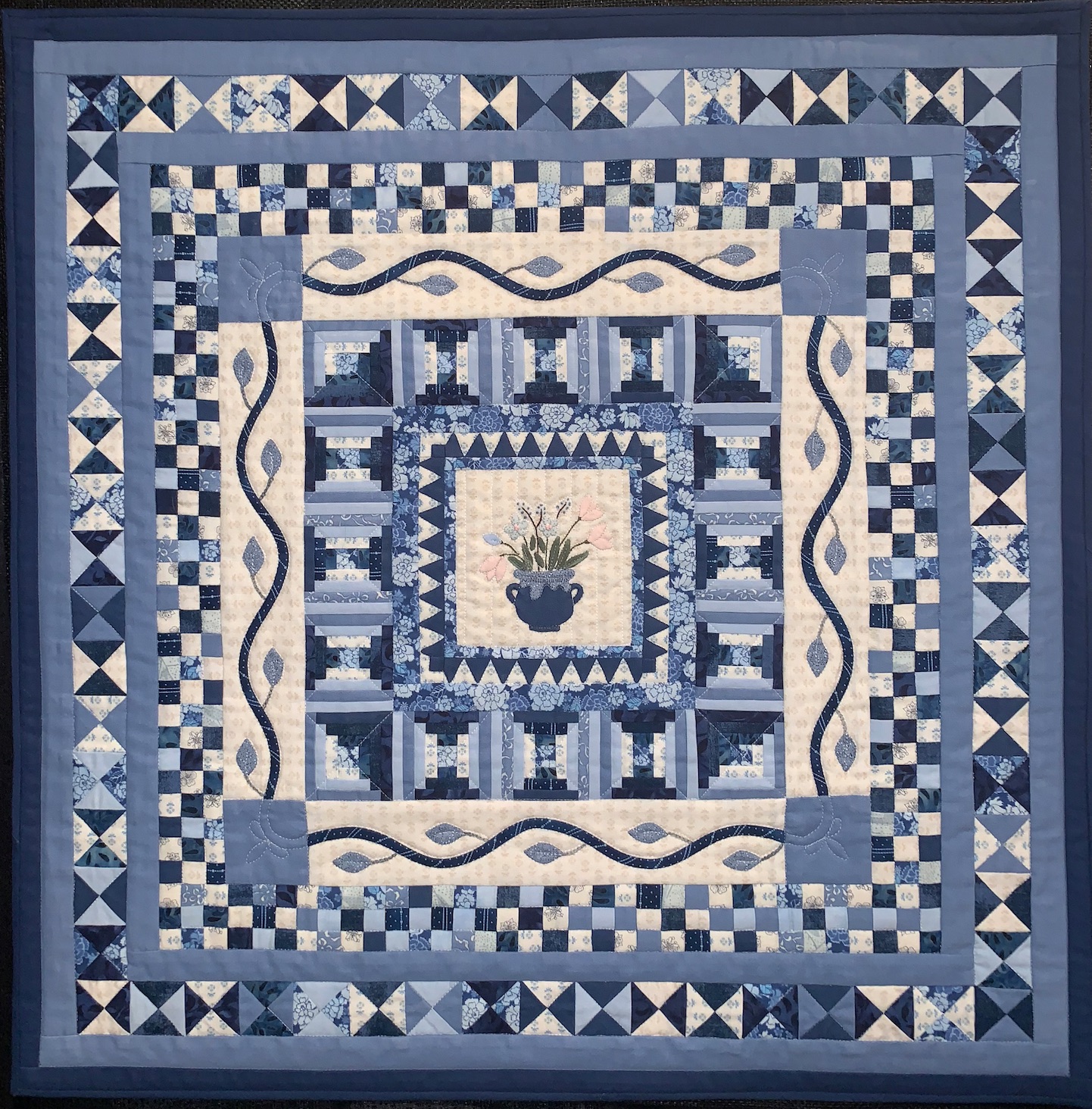 "A Little Blue" by Mayleen Vinson