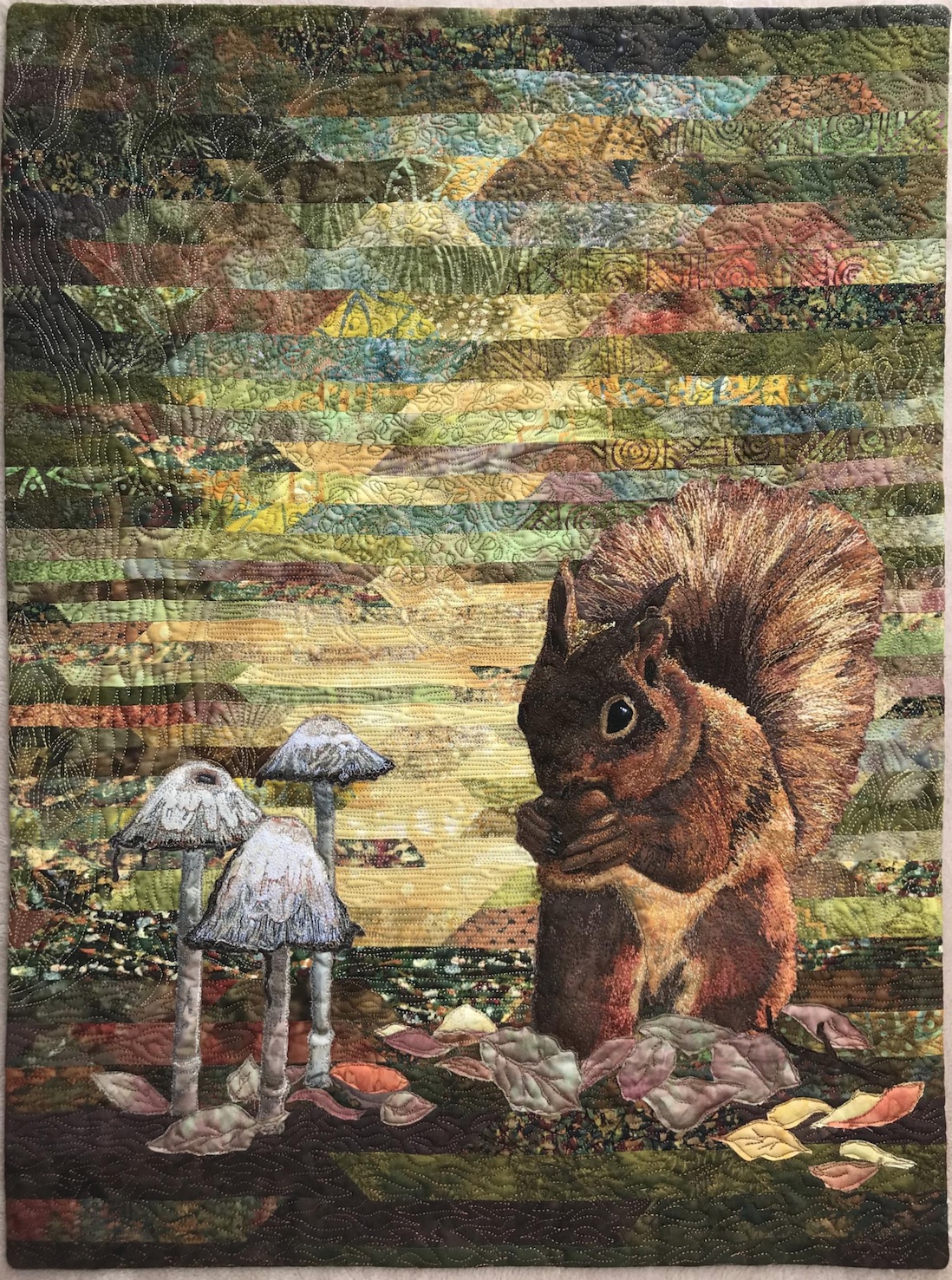 "Autumn Antics" by Ethelda Ellis and Sharon Moore (Image TheQuiltShow.com)