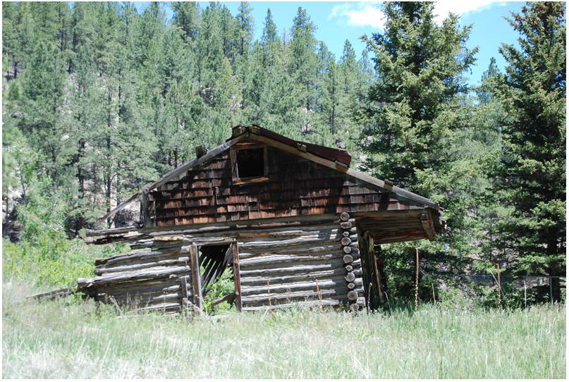 Old Pecos Cabin (Original photo by Michelle Jackson)