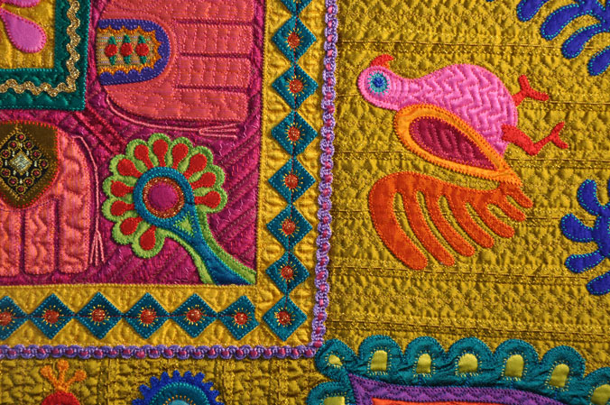 "Imagining India" by Pat Holly - Detail Imagining India by Pat Holly Detail