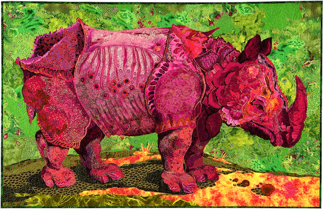 "Tickled Pink" by Susan Carlson (Image by TheQuiltShow.com)