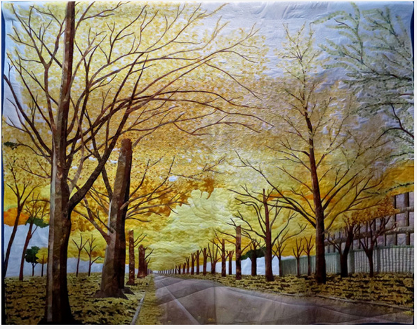 "The Streets Of Golden Leaves" by Keiko Kimura The Street Of Golden Leaves by Keiko Kimura