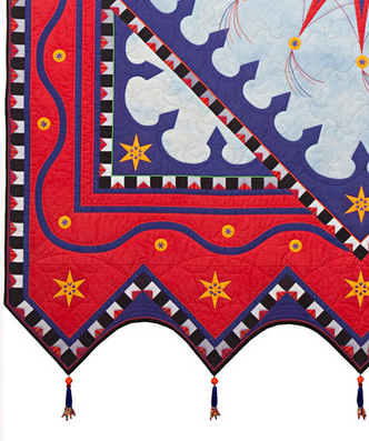 "Twirling Tassels" by Susan Cleveland - Detail