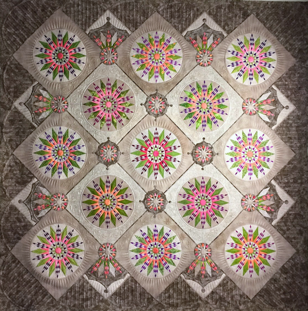 "Cardinal Points" by Gail Stepanek and Jan Hutchison (Image TheQuiltShow.com)
