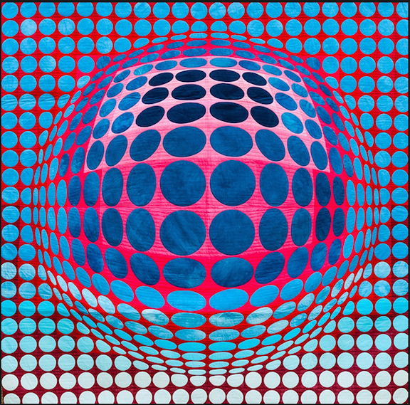 "Força Barça" by Rosa Rojas & Olga Gonzales Angulo (Image by TheQuiltShow.com)