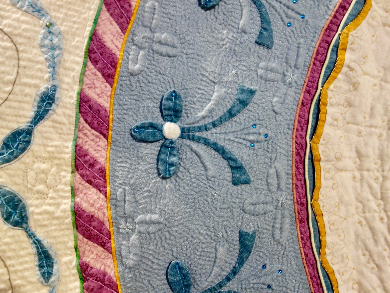 Antonia Hering's "Inveraray, a True Scottish Treasure" quilt detail