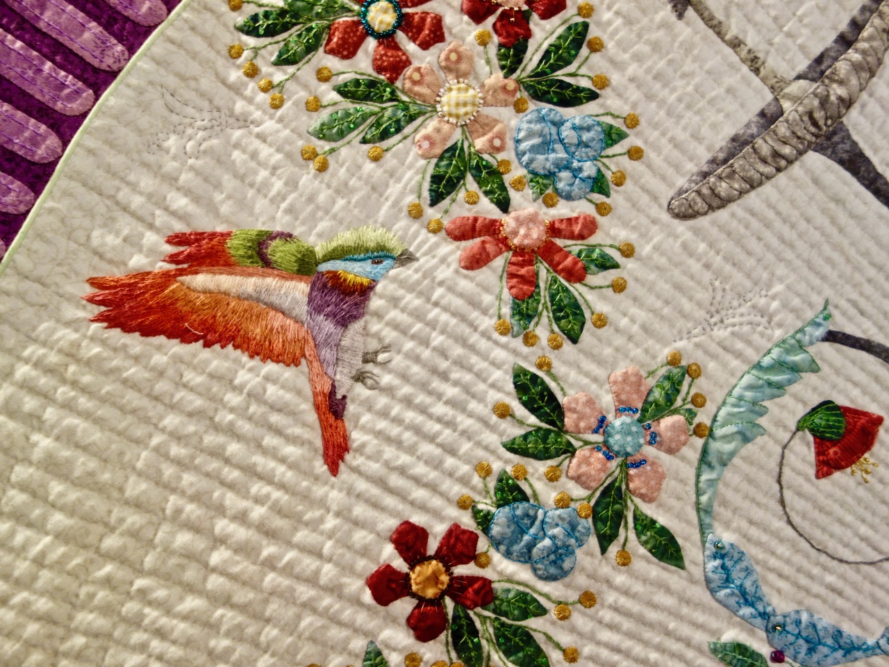 Antonia Hering's "Inveraray, a True Scottish Treasure" quilt detail 2