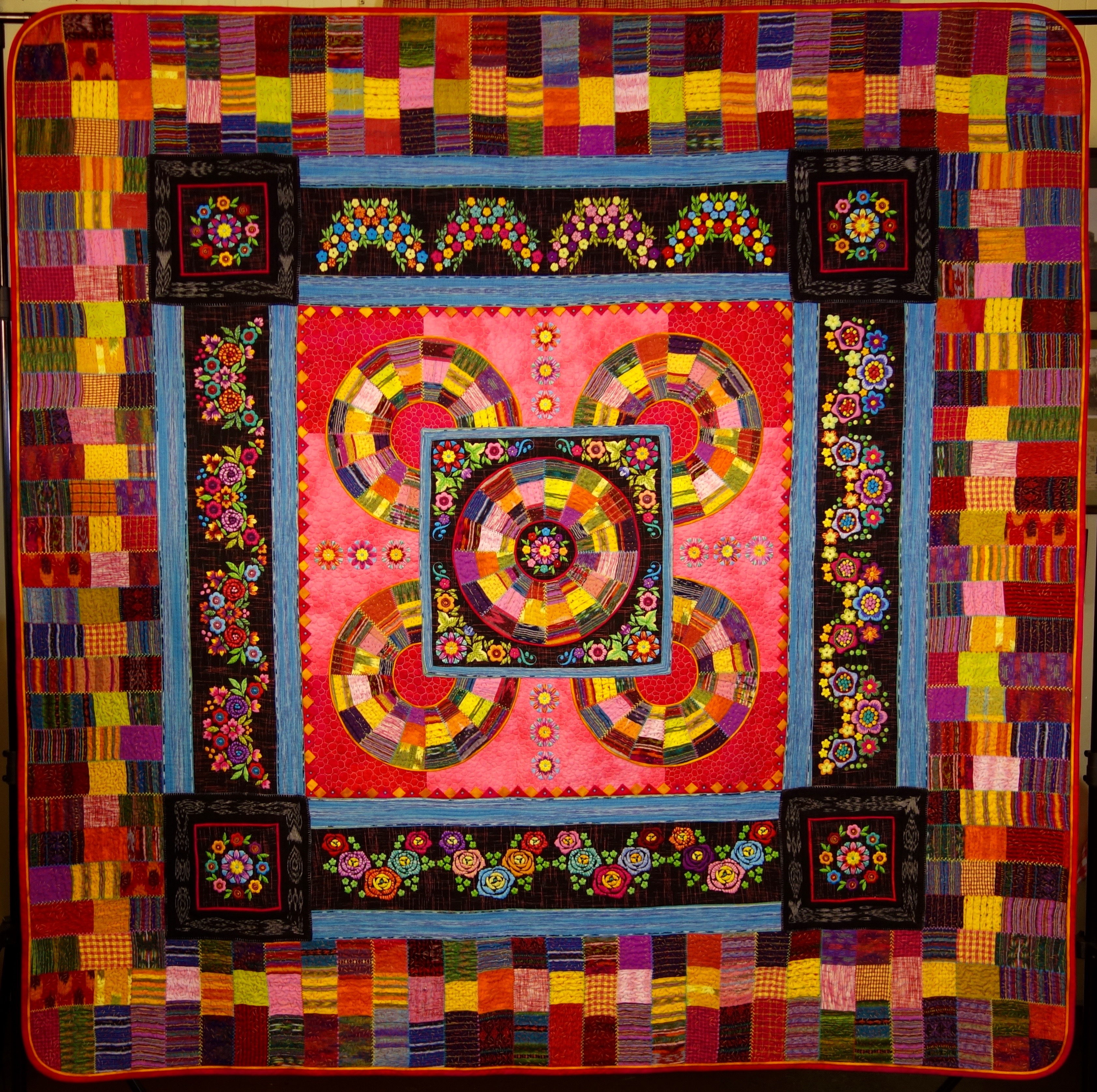 La Serenata a quilt by Ann Horton