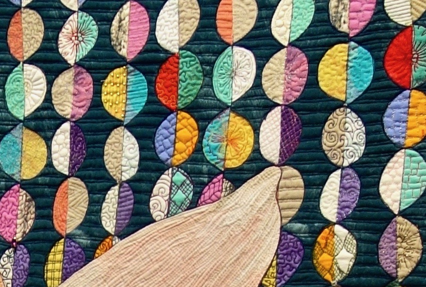 "The Flower Over The Beads Curtain" by Mikyung Jang - Detail 2