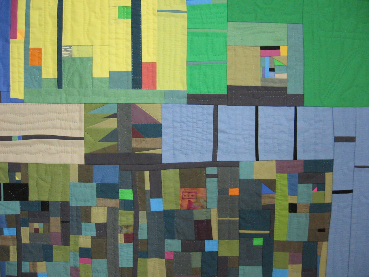 "Cloudburst" by Pam Beal - detail