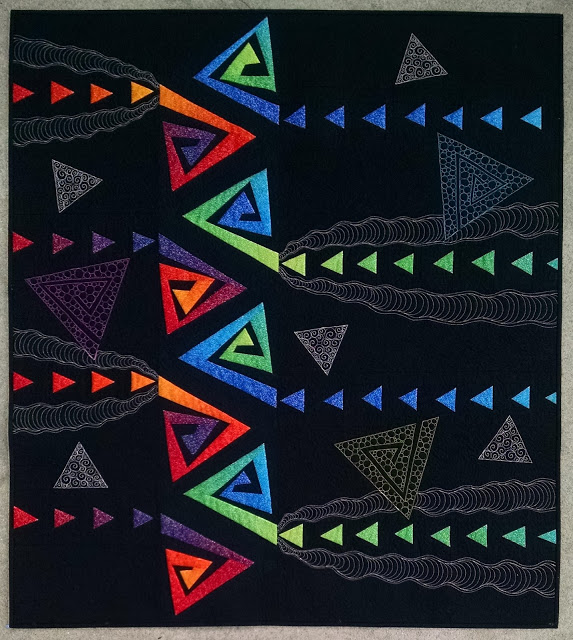 "Free Stylin', Spiralin' & Flyin' Geese" by Mel Beach