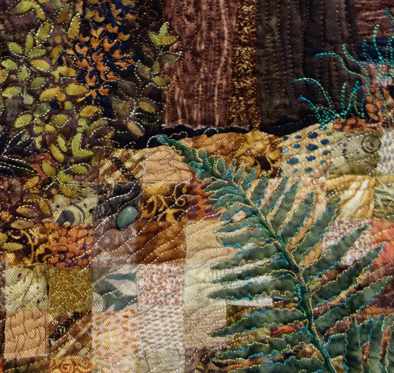 "Majestic Redwoods" by Pat Durbin Detail 2