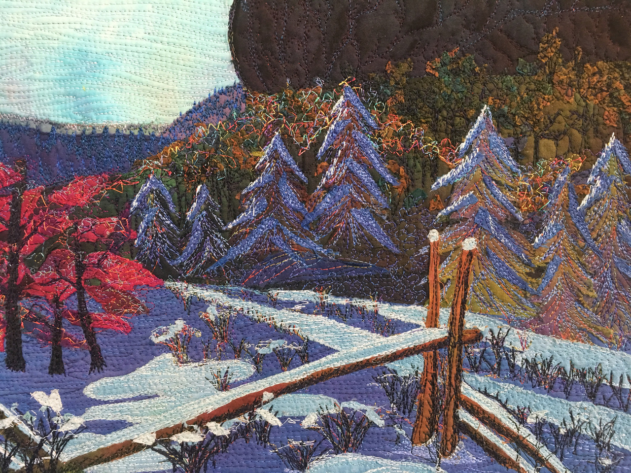 "Chamisa Corral" Detail