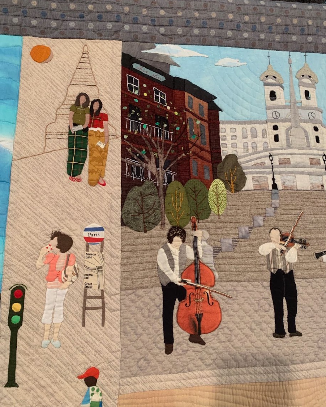 "Borderless" by Sachiko Takahashi - Detail 1