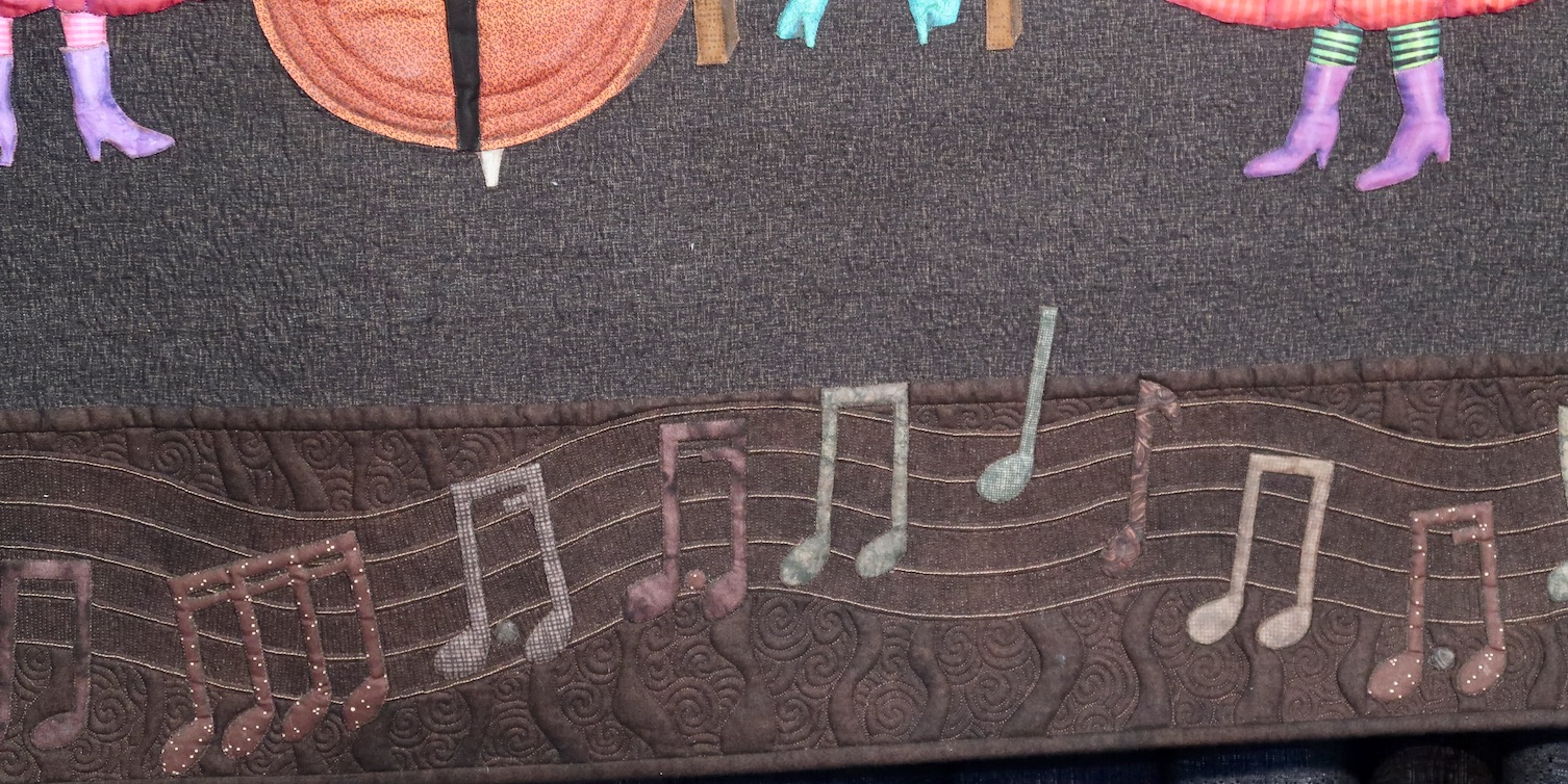 "Bringing Down the House" by Jan Hutchison - Detail 2