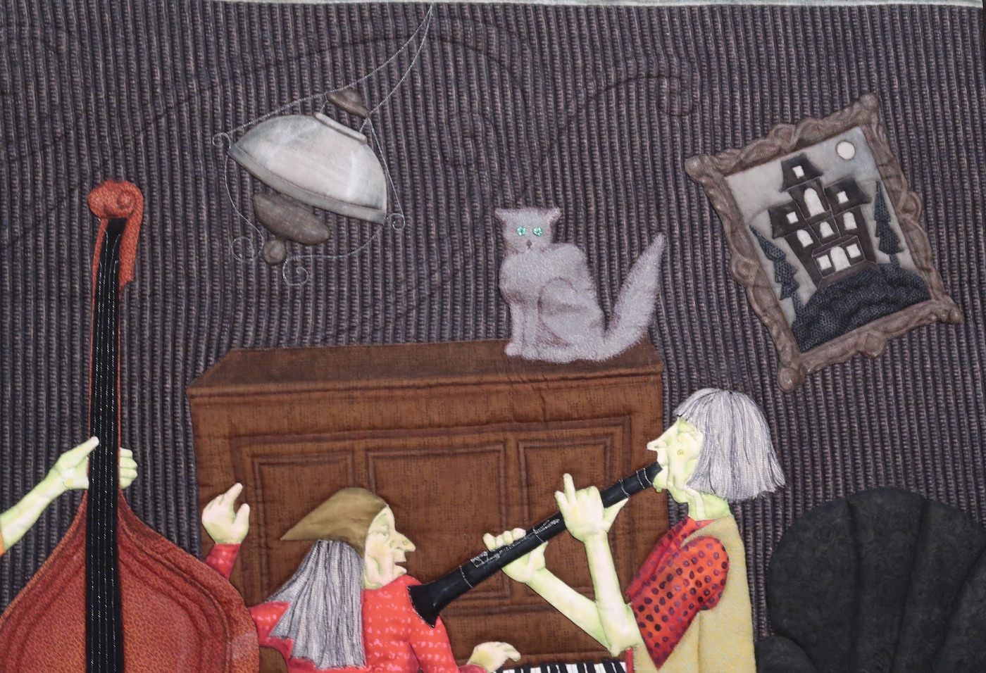 "Bringing Down the House" by Jan Hutchison - Detail 3