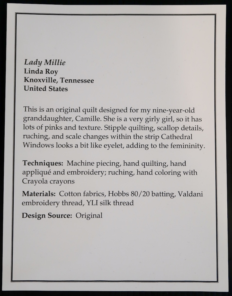 "Lady Millie" by Linda Roy - Sign