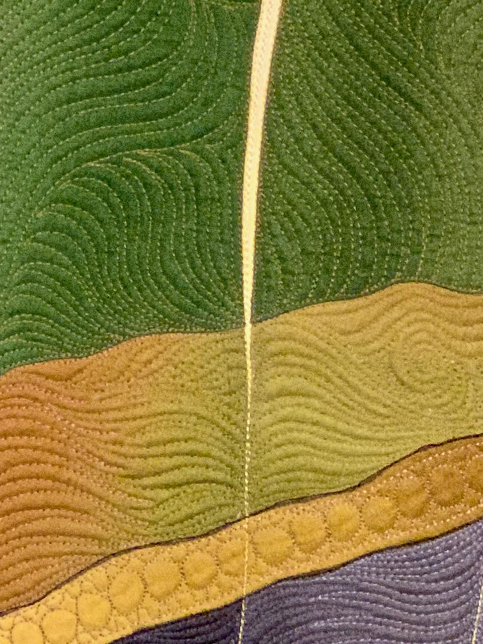 "Lepidopteran #5" by Caryl Bryer Fallert-Gentry Detail 2