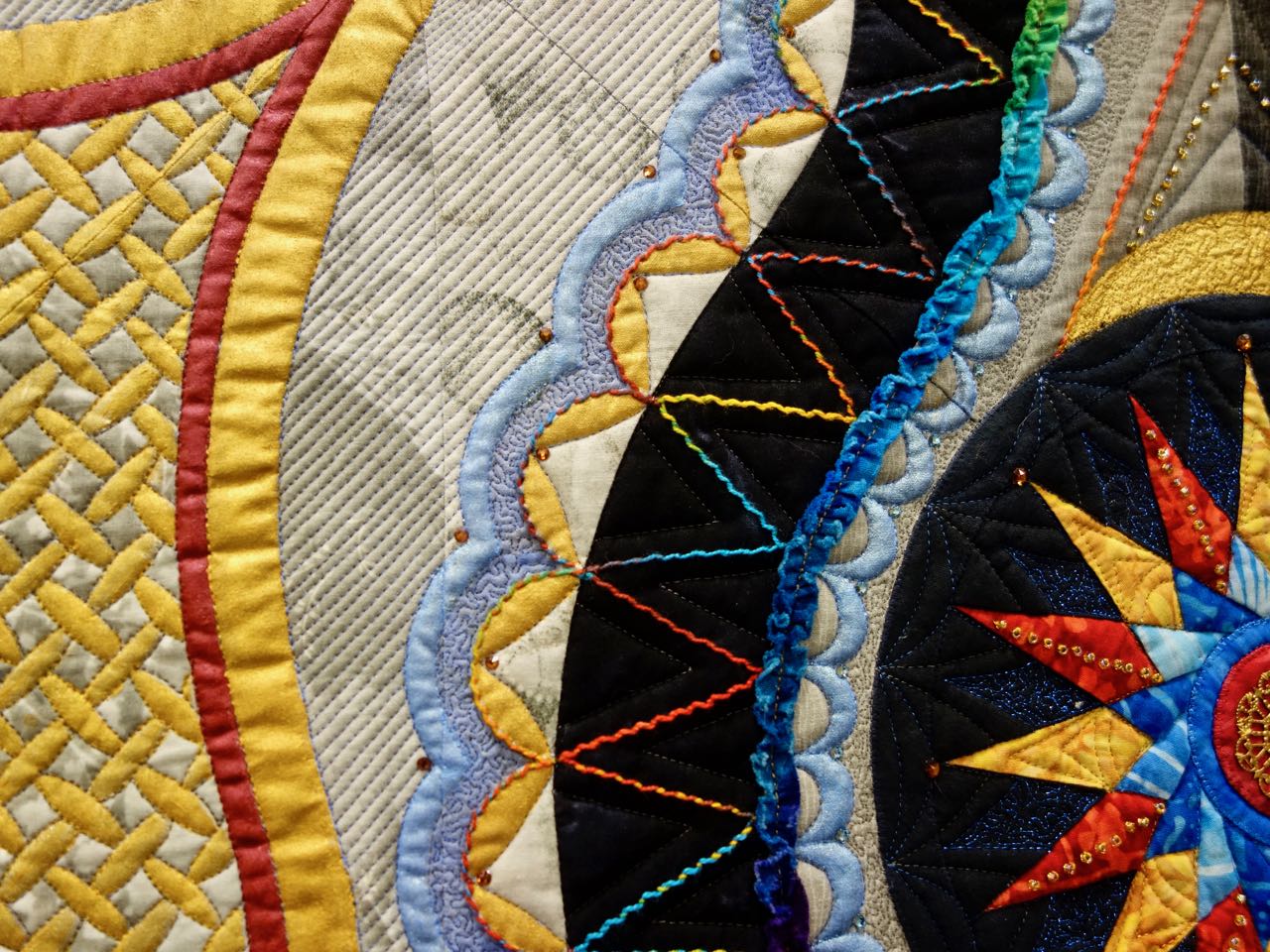 "Champagne Supernova" by Marilyn Badger Detail 2