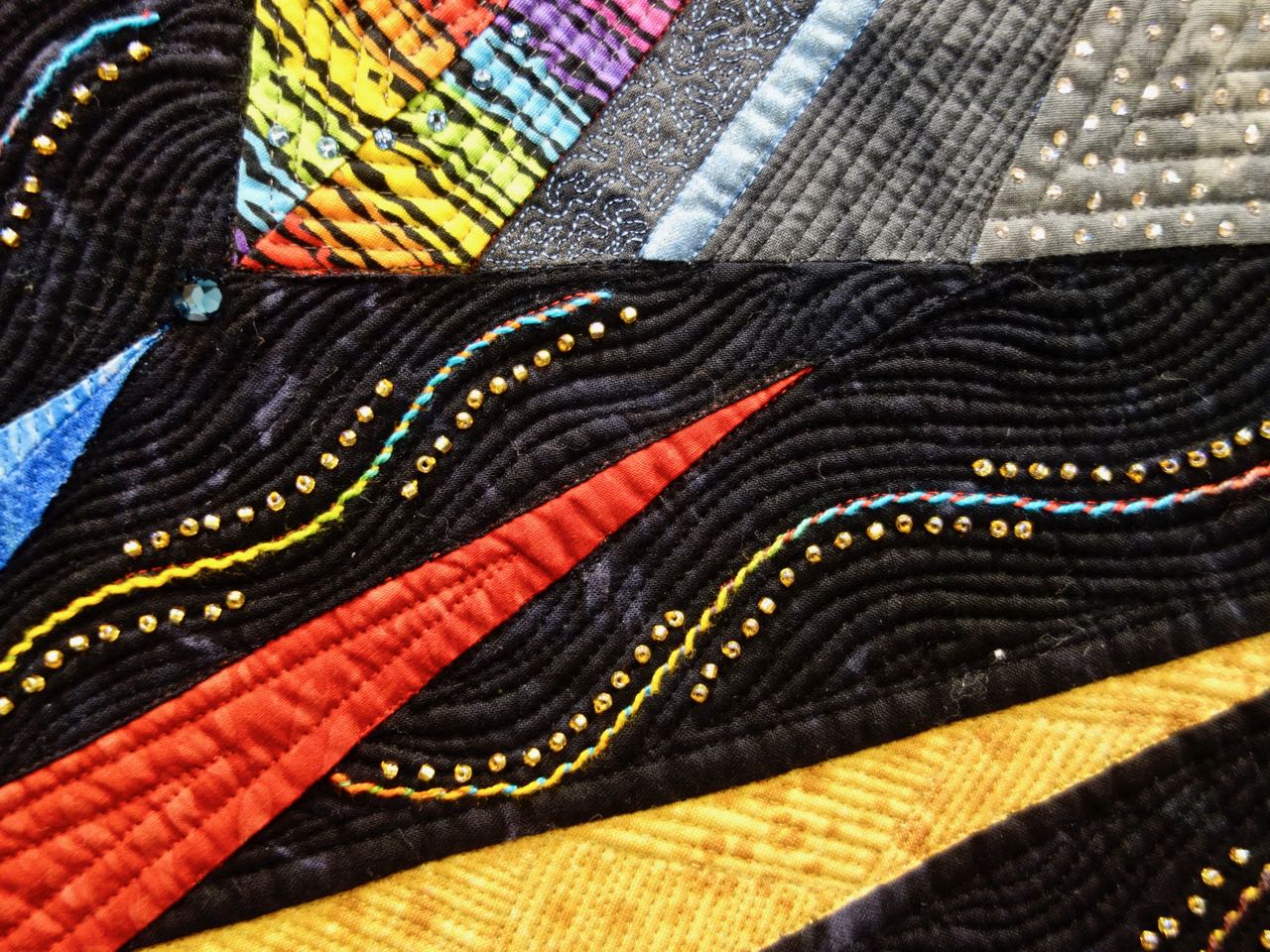 "Champagne Supernova" by Marilyn Badger Detail 4