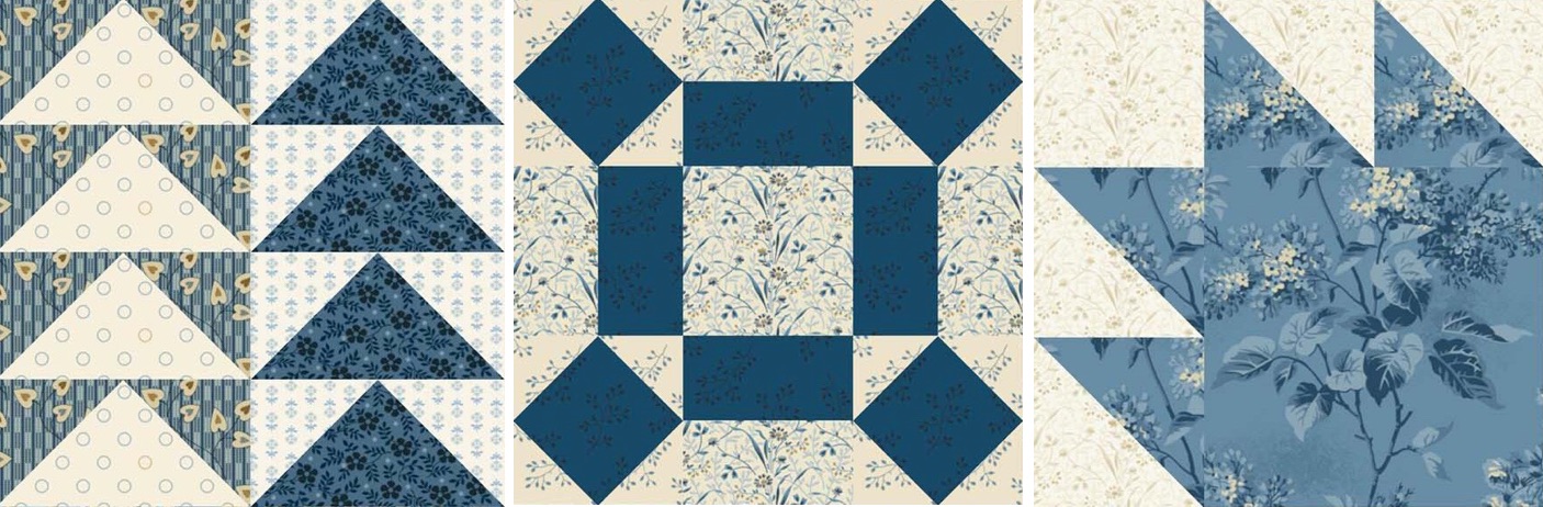 "Patchwork Barn" Month 3 Blocks