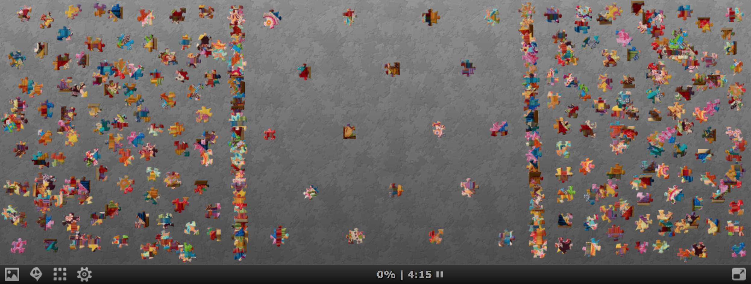 A puzzle of "Color Works" by Kathy Doughty