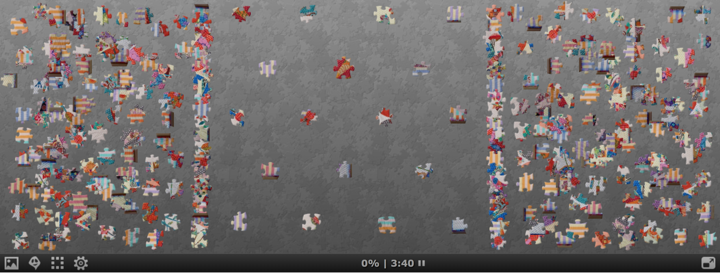 A puzzle of "Love Birds" by Kathy Doughty