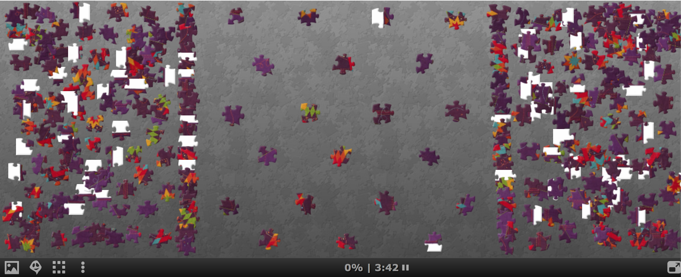 A puzzle of "Party of Three" by Susan Cleveland