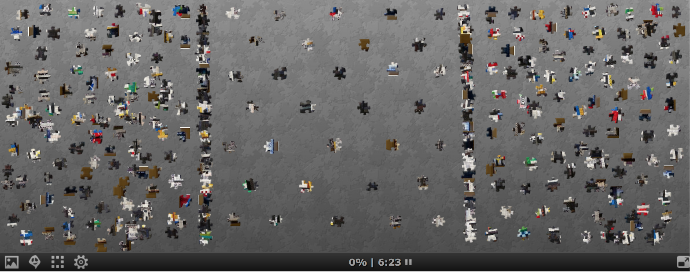 A puzzle of "Poco a Poco" by Katie Pasquini Masopust