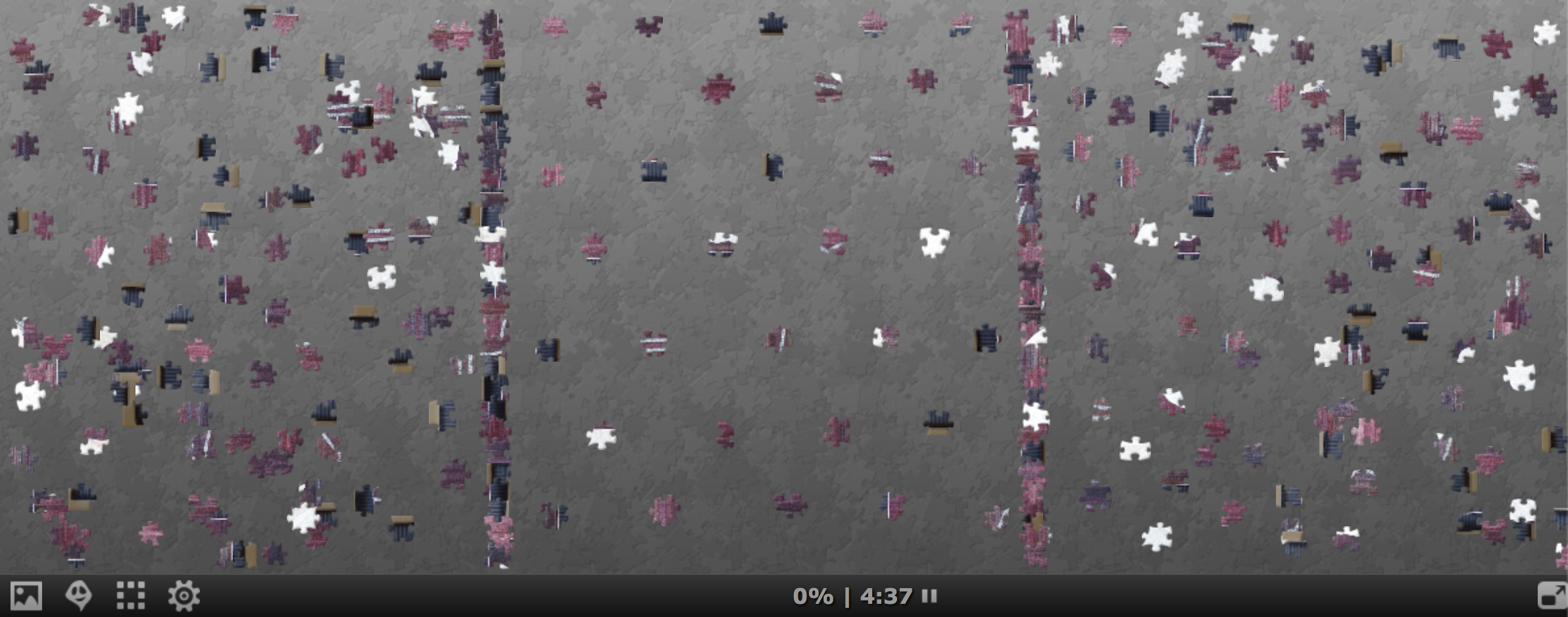 A puzzle of "The Poppy Quilt" by Heidi Farmer