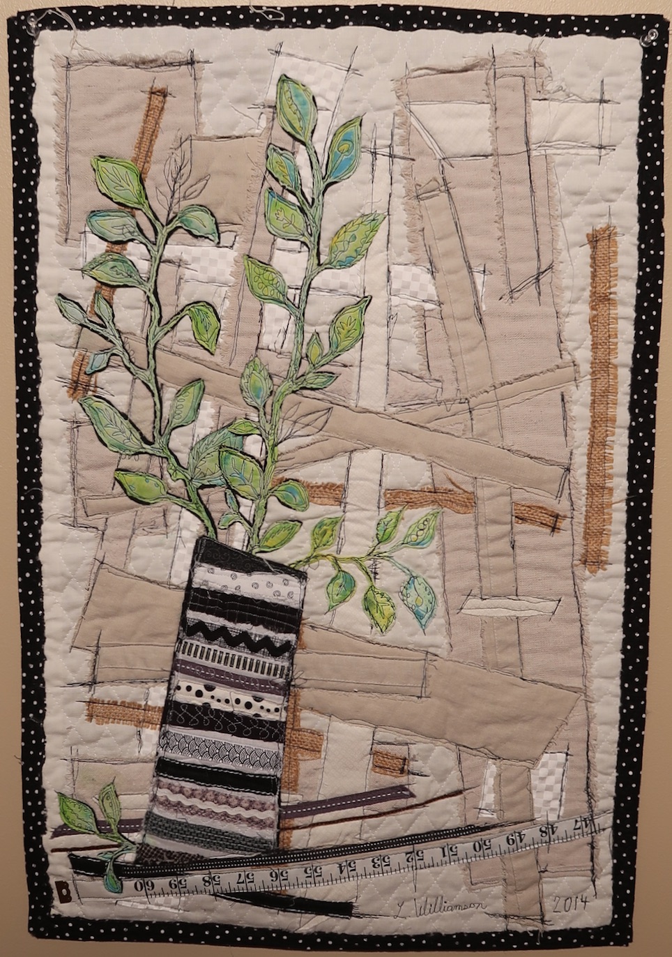 "The Stripey Vase" by Libby Williamson