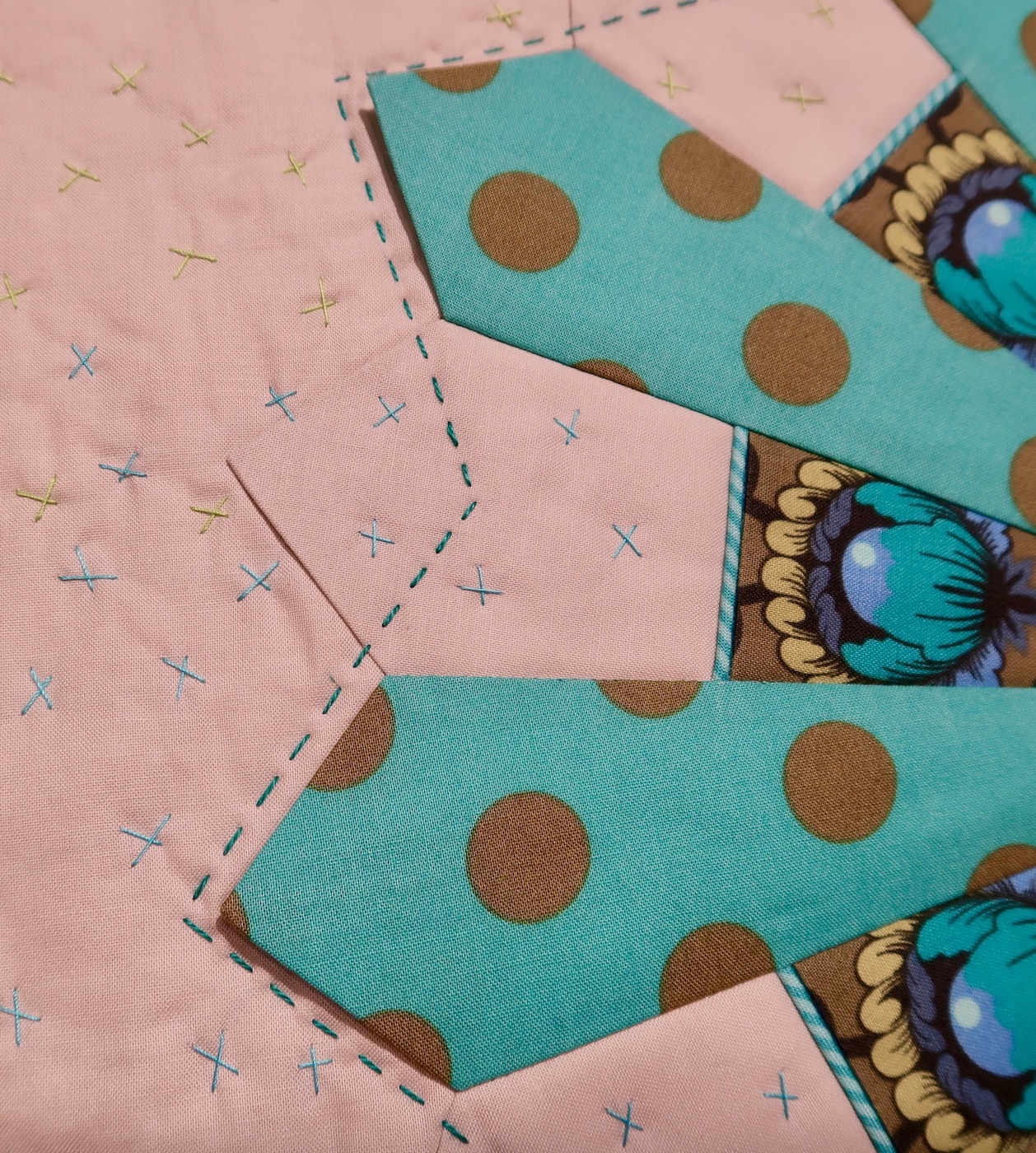 "Fireworks in Funky Town" by Susan Cleveland detail