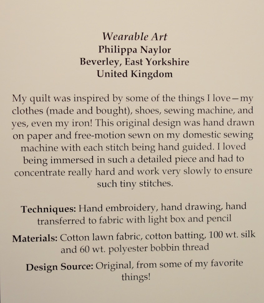 "Wearable Art" by Philippa Naylor Sign