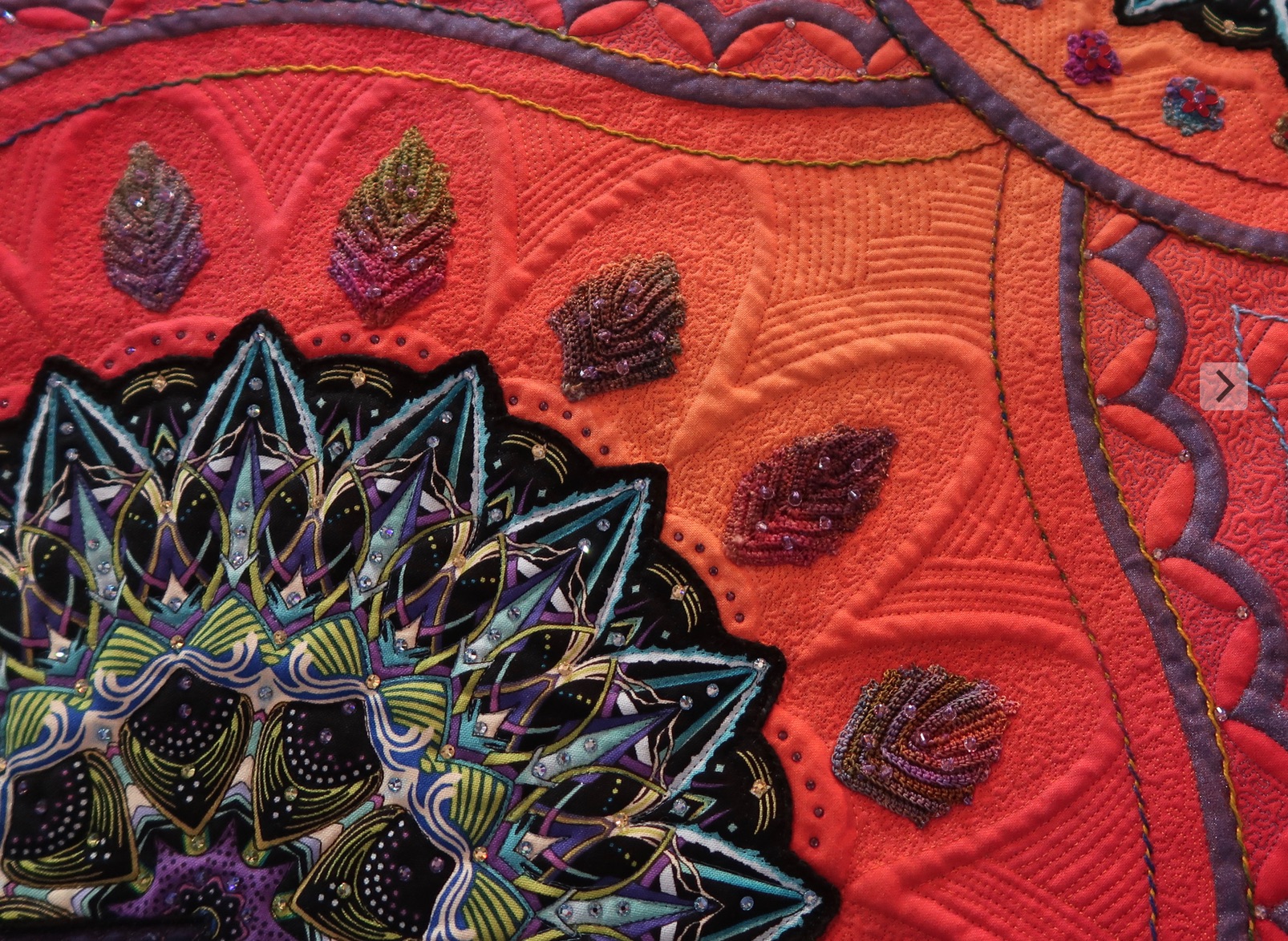 "Marie's Treasure" by Marilyn Badger Detail