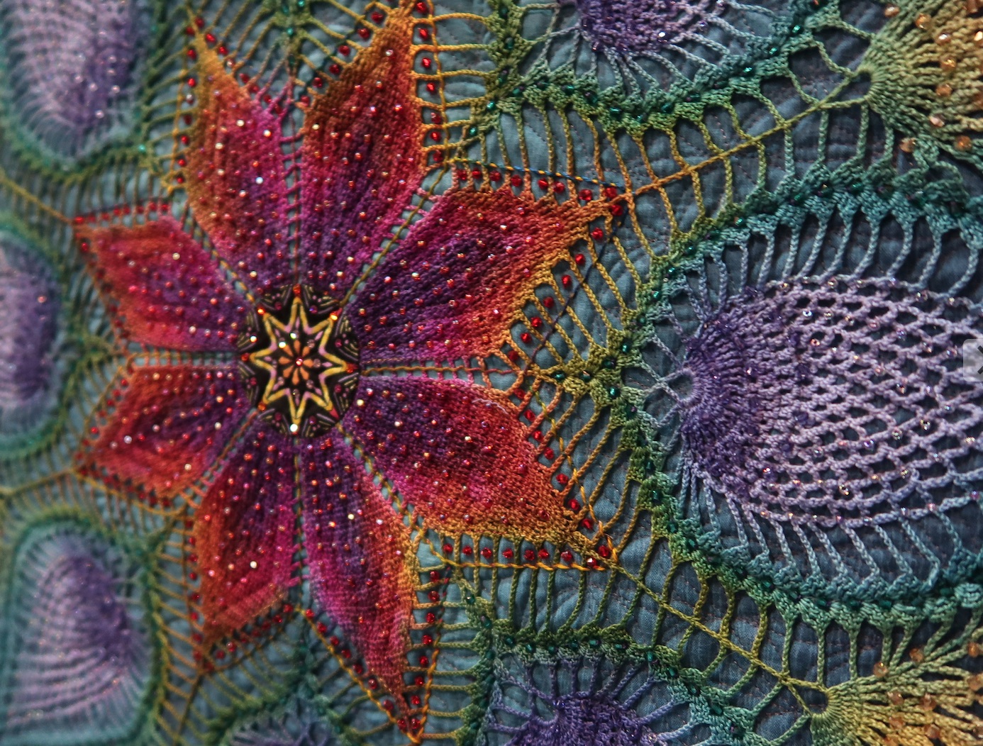 "Marie's Treasure" by Marilyn Badger Detail 2