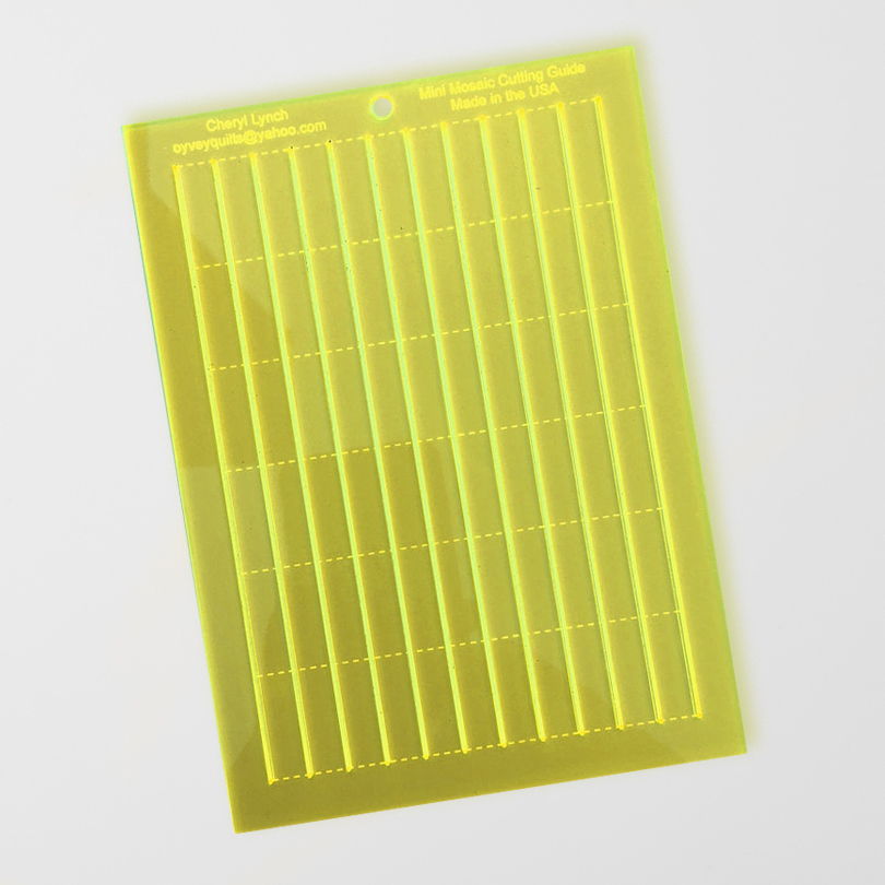 Mini Mosaic Cutting Guide Mini Mosaic Cutting Guide