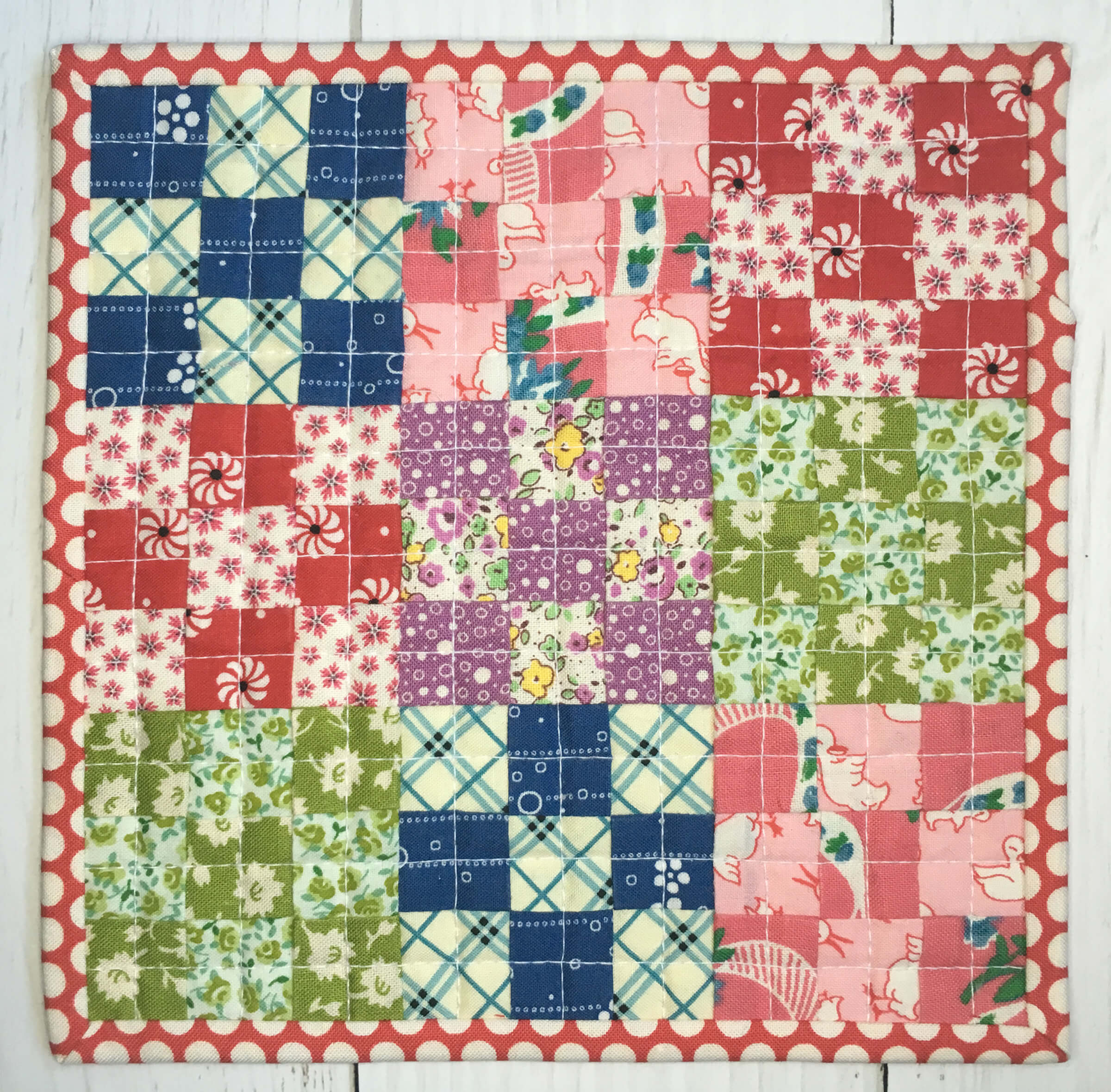 Kristin's Nine-Patch Quilt