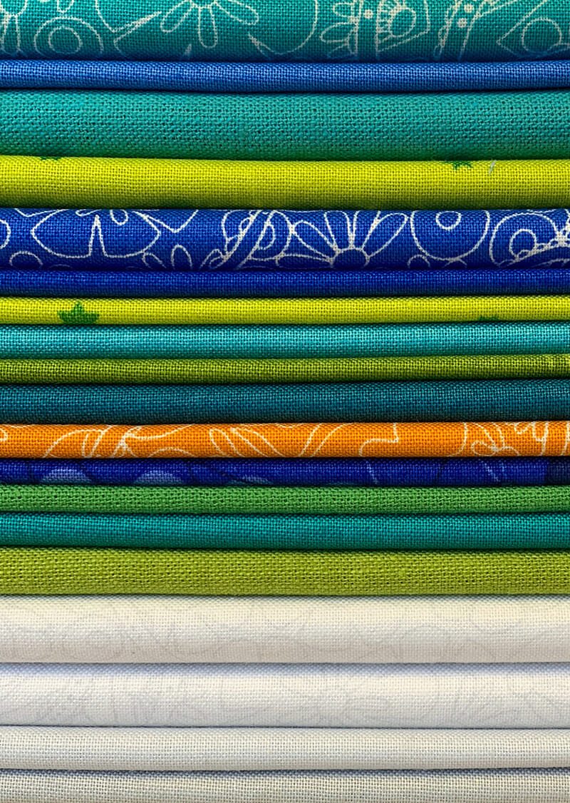 Cool "Sizzle" kit fabric