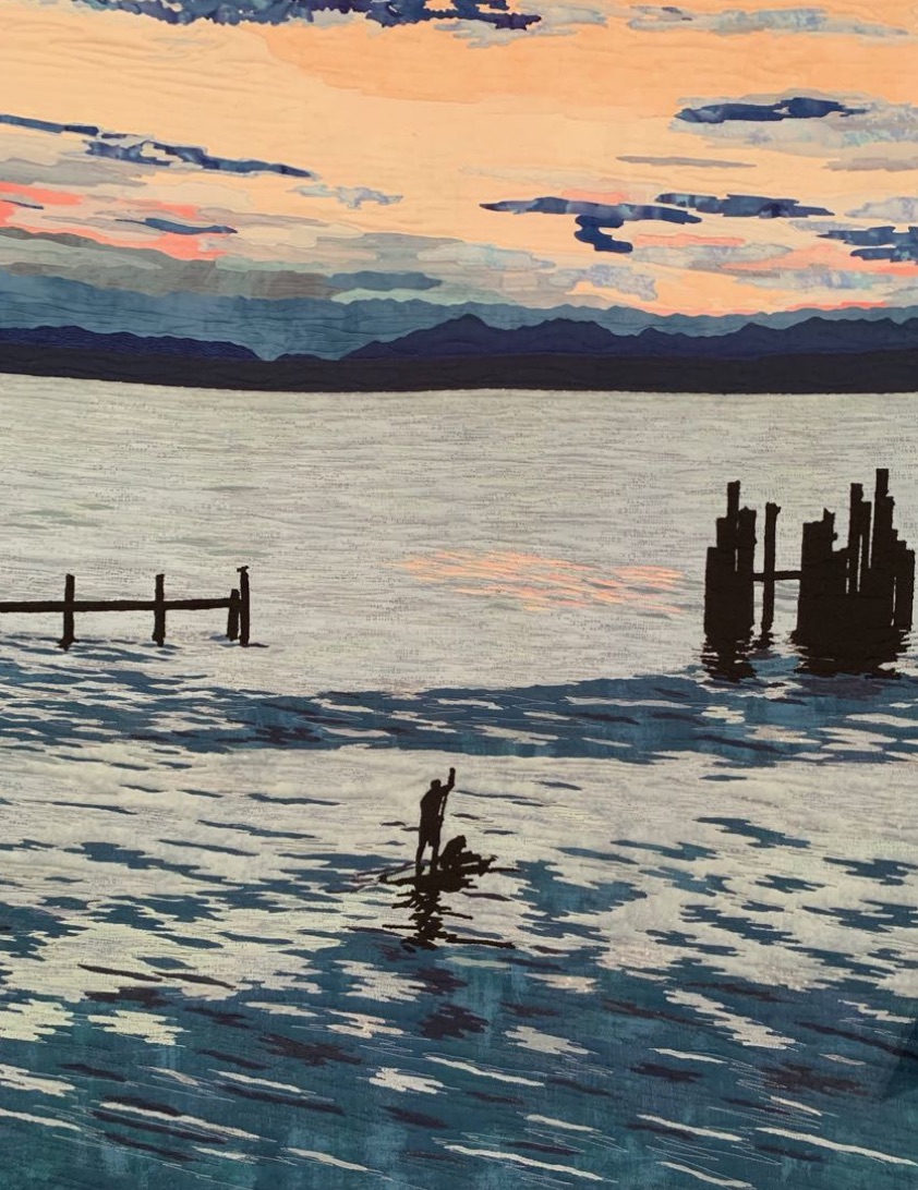 "Sunset Serenity" by Cheryl Quesnell - Detail 1