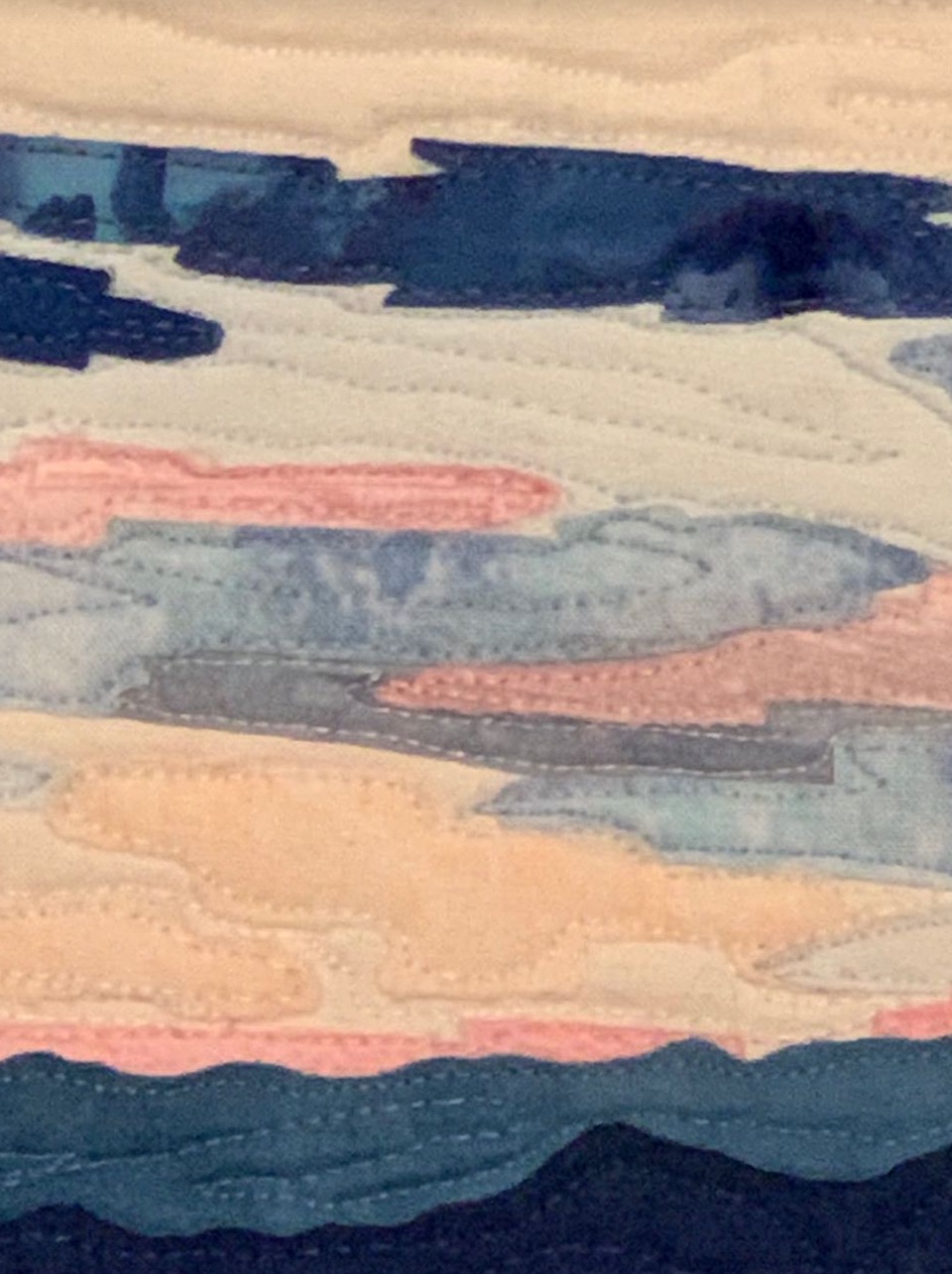 "Sunset Serenity" by Cheryl Quesnell - Detail 3
