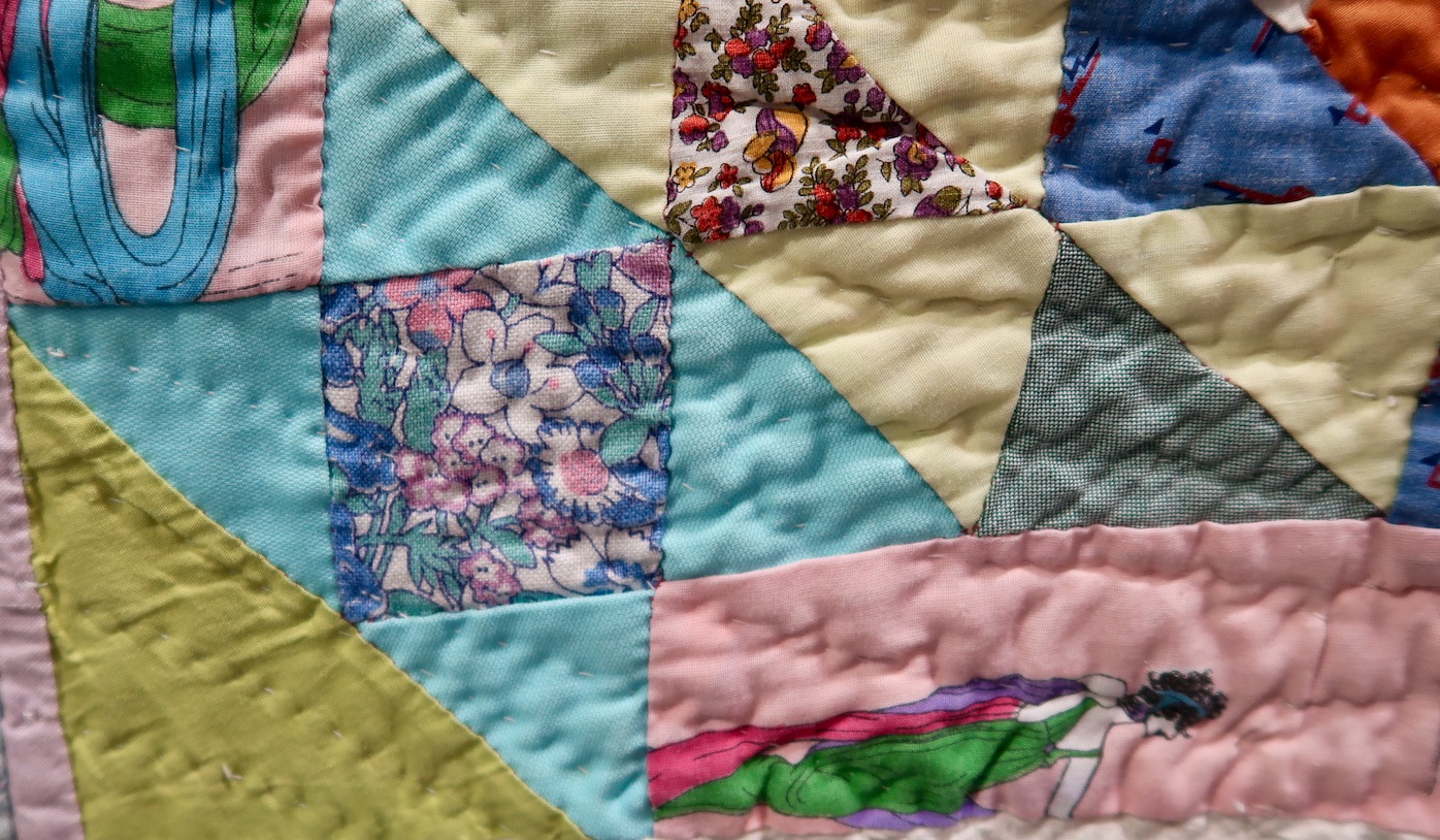 "Flanders Basket" quilt - Childress Collection - Detail