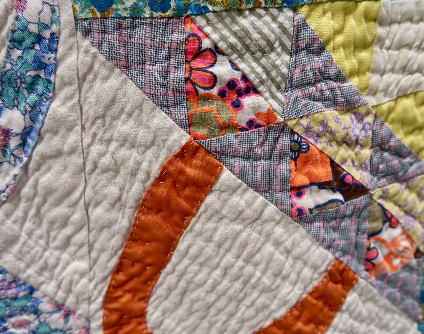 "Flanders Basket" quilt - Childress Collection - Detail 2