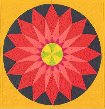 2019 TQS BOM "Sizzle" Block 8 Warm