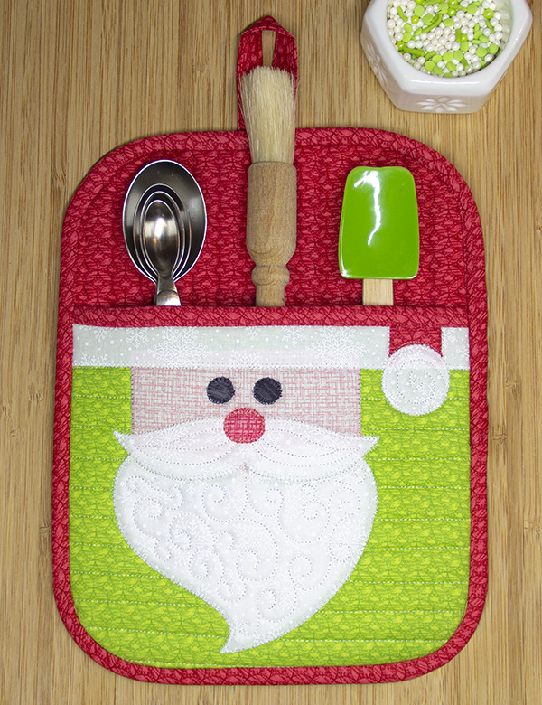 Santa Potholder
