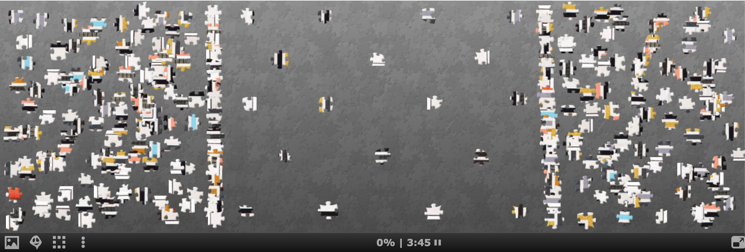 A puzzle of "Campfire" by Suzy Williams