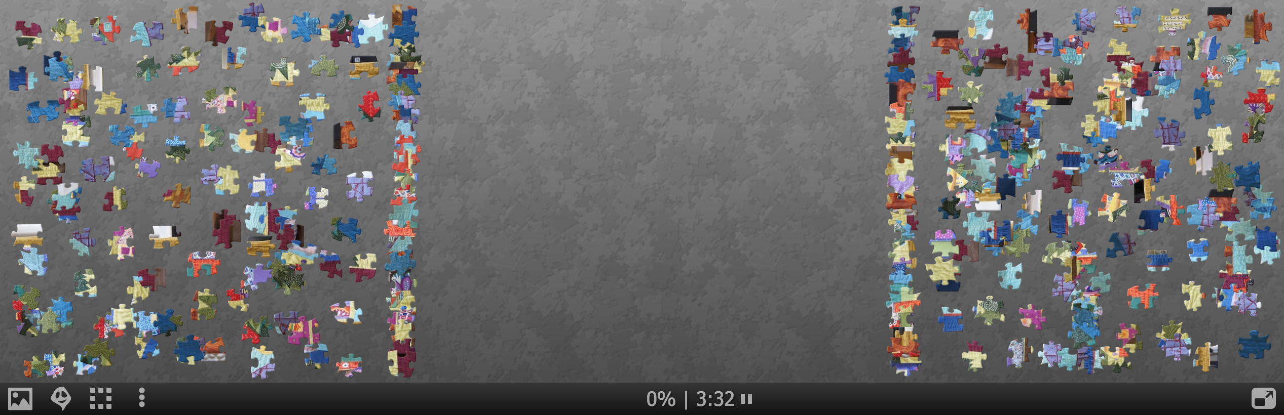 A puzzle of "Creekside in Sisters" by Jean Wells