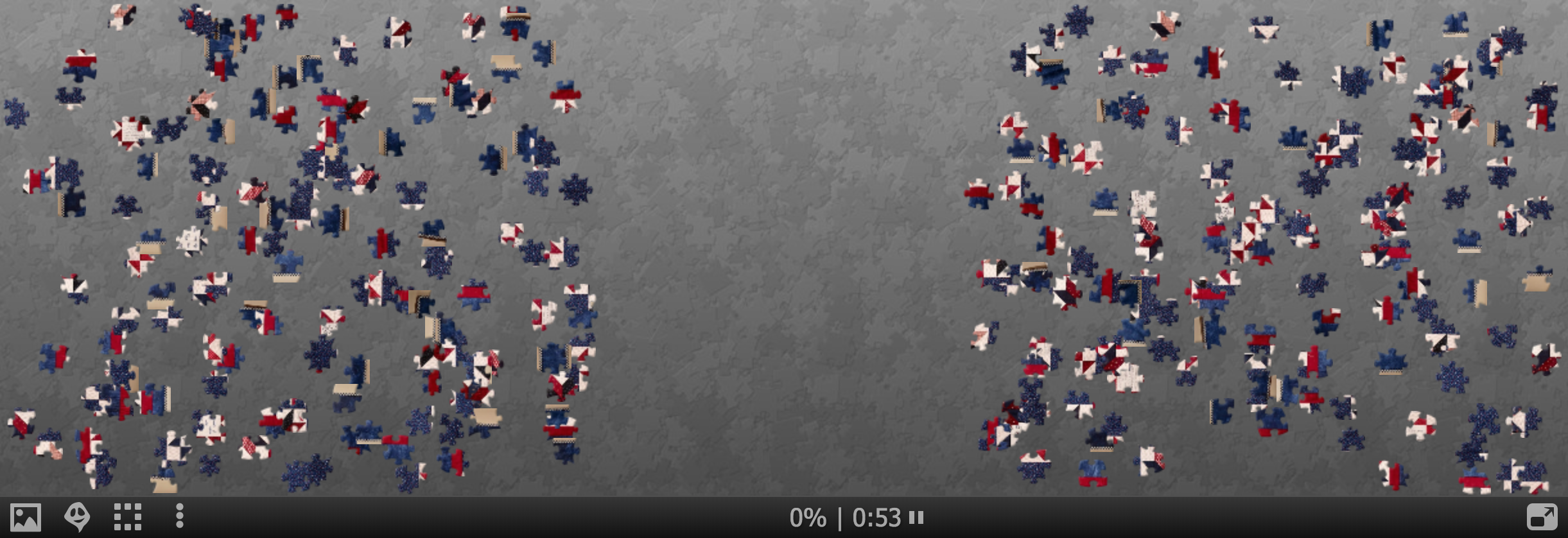 A puzzle of "Quilt of Thanks" by Lindsey Kroening - Age 10 ; Exhibited on The Quilt Show set by Amy Milne of the Quilt Alliance