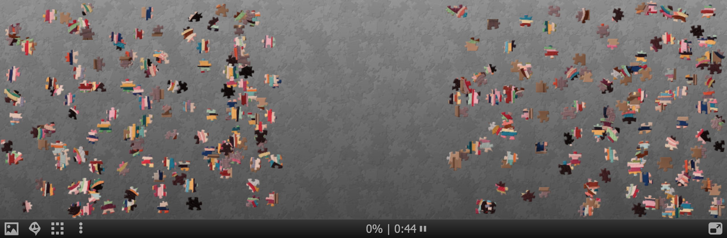 A puzzle of "Rainbow Cloud" by Sherri Lynn Wood