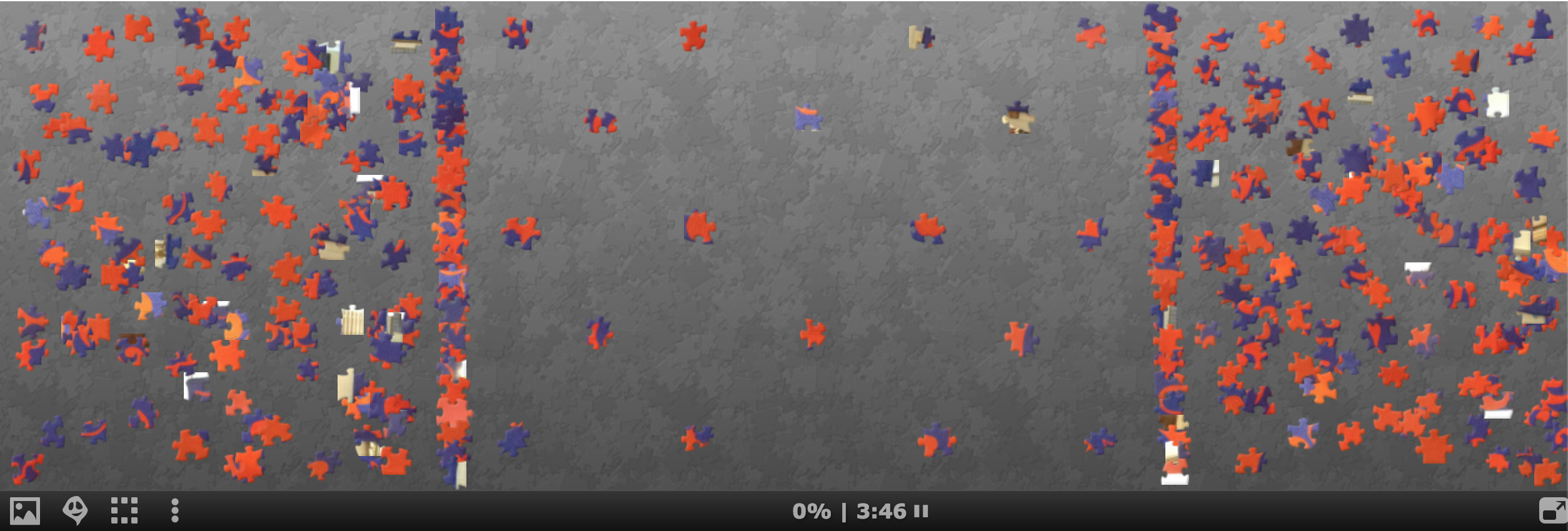 A puzzle of "Royal Palm" by Laverne Mathews - Houston 1980