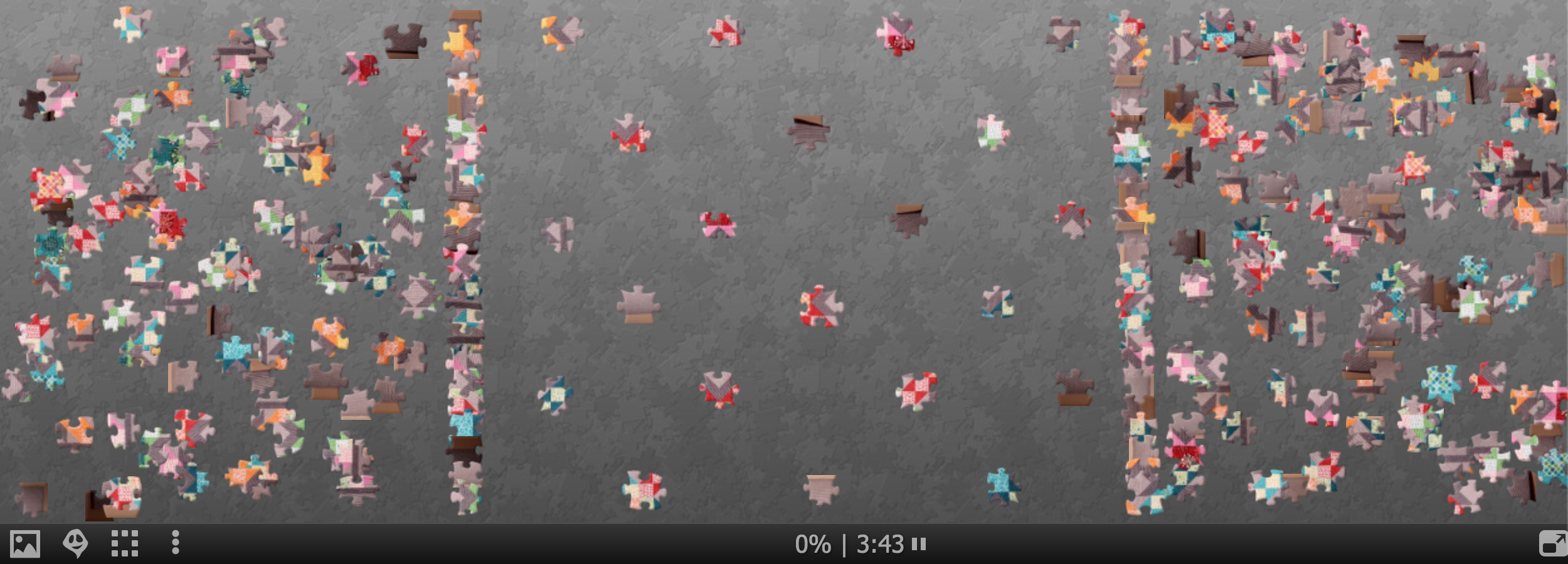 A puzzle of "Sparkling Stars" by Christa Watson